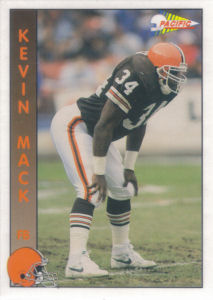 Kevin Mack 1992 Pacific #61 football card