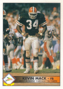 Kevin Mack Team Leaders 1992 Pacific #5 football card