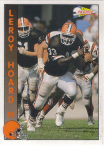 Leroy Hoard 1992 Pacific #376 football card
