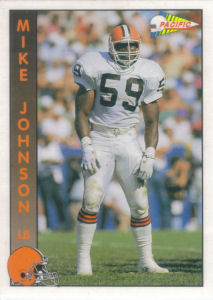 Mike Johnson 1992 Pacific #52 football card