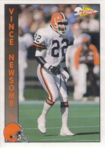 Vince Newsome 1992 Pacific #378 football card
