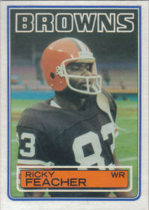 Ricky Feacher 1983 Topps #250 football card