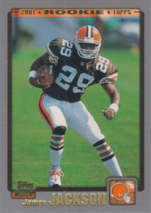 James Jackson Rookie 2001 Topps #359 football card