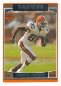 Frisman Jackson 2006 Topps #76 football card
