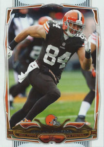Jordan Cameron 2014 Topps #223 football card