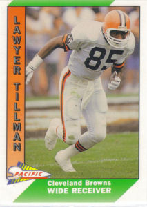 Lawyer Tillman 1991 Pacific #88 football card