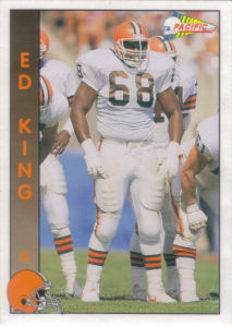 Ed King 1992 Pacific #54 football card