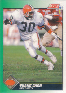 Thane Gash 1991 Score #280 football card