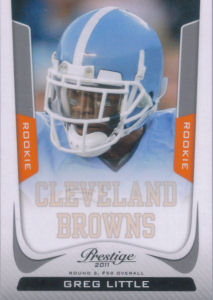2011 Greg Little Prestige #242 football card